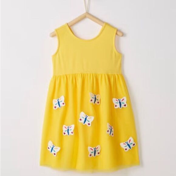 Chasing Summer Dress Butterfly In Soft Tulle | Hanna Andersson 120 - Picture 1 of 5